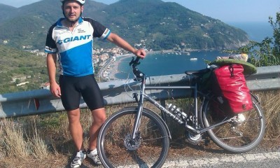 骑自行车意大利海岸
