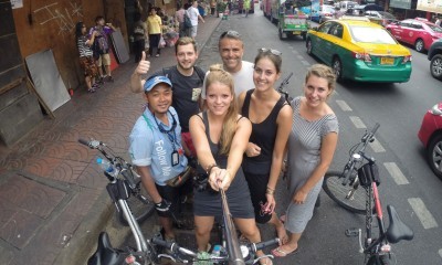 Велосипедска турнеја во Бангкок