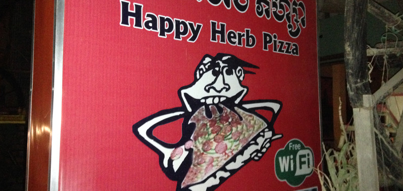 Happy Pizza Cambodia Herb