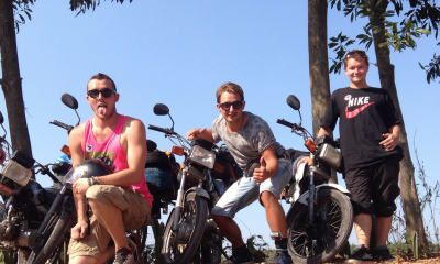Попатно патување Виетнам мотоцикл