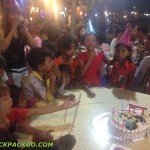 カンボジアの誕生日パーティー