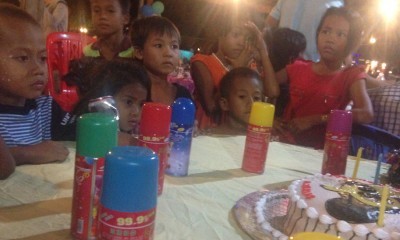 Festa di compleanno cambogiana