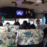 Lokale bus van Vientiane naar Thakhek