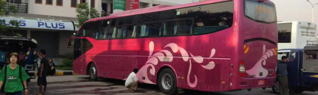 Bus Bagan Kalaw eller Inle Lake