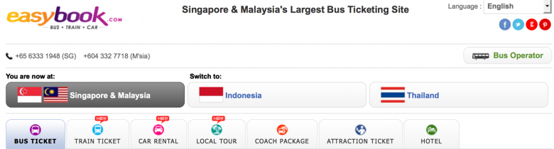 Nola erreserbatu autobus-txartelak Malaysian