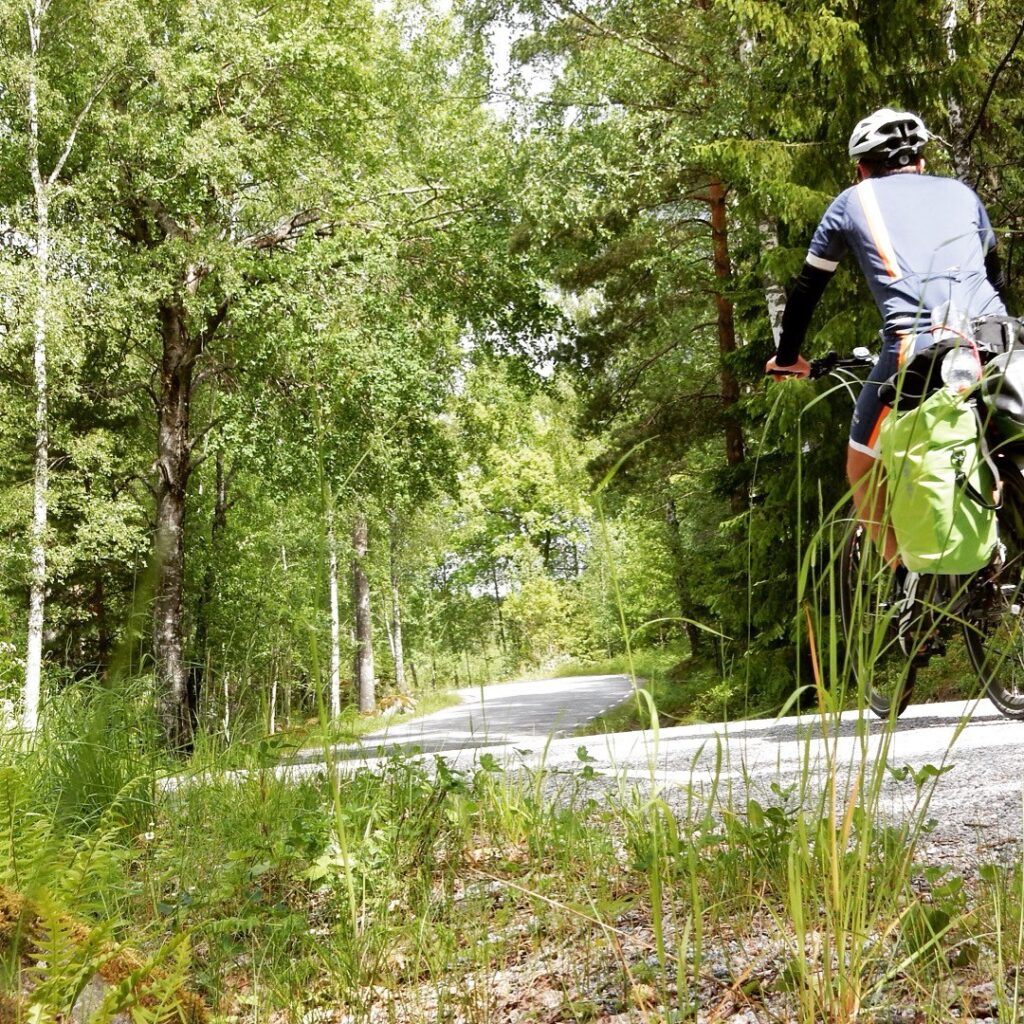 Fiets van Stockholm na Oslo