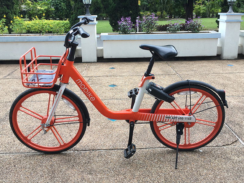 How to use the orange mobike Chiang Mai