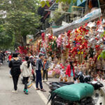 Weihnachtseinkäufe in Hanoi